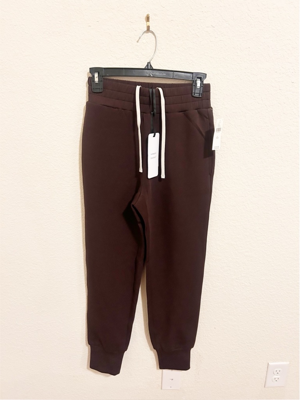 NWT Varley The Slim Cuff Pants 27.5" Coffee Bean - Picture 5 of 7